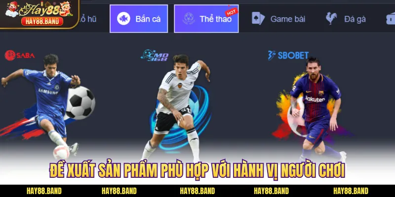 Đề xuất sản phẩm phù hợp với hành vị người chơi Đề xuất sản phẩm phù hợp với hành vị người chơi